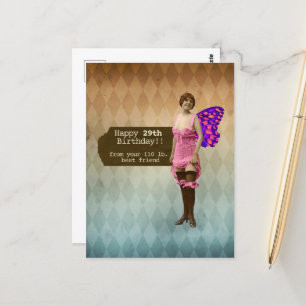 Cartão Postal Novamente 29, melhor amigo Aniversário