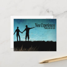 "Novas experiências" Afirmação de Motivação