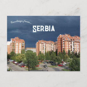 Cartão Postal Novi Sad Sérvia