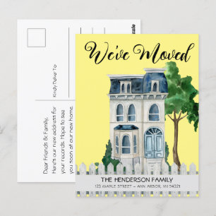 Cartão Postal Novo Cartão-Postal de Anúncio de Movimentação em C