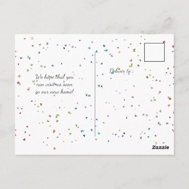 Cartão Postal Novo Endereço (Verso)