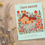 Cartão Postal Novo Endereço Doméstico Que Movimentei Flores De F<br><div class="desc">Personalize este cartão de anúncio móvel com o seu próprio texto na frente e atrás! Clique em "Personalizar" acima para editar o texto. Em seguida, clique em "editar usando a ferramenta design" para ajustar as fontes, cores e posicionamentos. Verifique meu compro para mais ou me avise se você quer algo...</div>