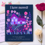 Cartão Postal Novo Endereço Doméstico Que Movimentei Flores De F<br><div class="desc">Personalize este cartão de anúncio móvel com o seu próprio texto na frente e atrás! Clique em "Personalizar" acima para editar o texto. Em seguida, clique em "editar usando a ferramenta design" para ajustar as fontes, cores e posicionamentos. Verifique meu compro para mais ou me avise se você quer algo...</div>