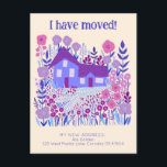 Cartão Postal Novo Endereço Doméstico Que Movimentei Flores De F<br><div class="desc">Personalize este cartão de anúncio móvel com o seu próprio texto na frente e atrás! Clique em "Personalizar" acima para editar o texto. Em seguida, clique em "editar usando a ferramenta design" para ajustar as fontes, cores e posicionamentos. Verifique meu compro para mais ou me avise se você quer algo...</div>