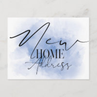 Novo Endereço Home do Elegante Watercolor