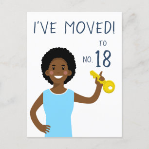 Cartão Postal Novo Endereço Personalizado