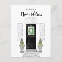 Novo Endereço que Movemos a Porta Preta de Cores A