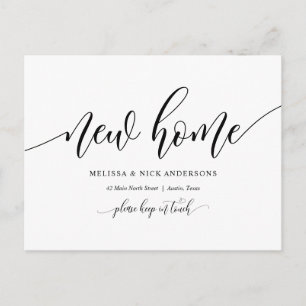 Cartão Postal Novo endereço residencial, Cartão-postal de lan