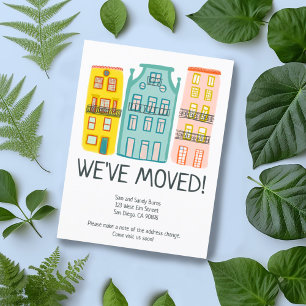 Cartão Postal Novo endereço residencial Movendo Casas de Cuta de