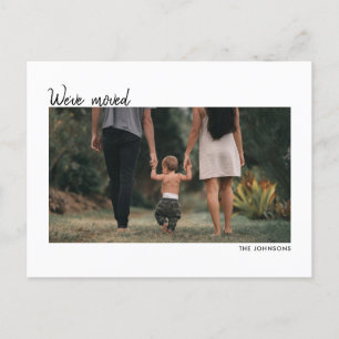 Cartão Postal Novo endereço residencial: Mudamos a foto de aquec