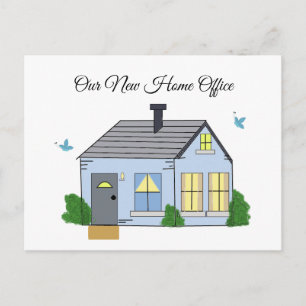 Cartão Postal Novo escritório doméstico