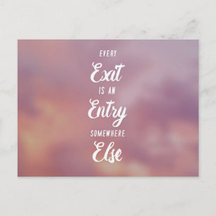 Cartão Postal Novo início