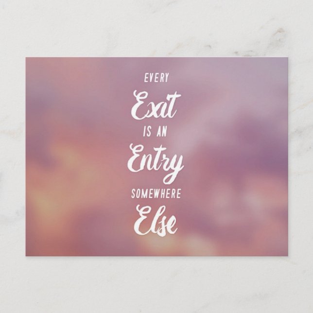 Cartão Postal Novo início (Frente)