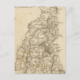 Cartão Postal Novo mapa de Hampshire por Arrowsmith