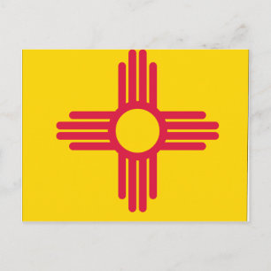 Cartão Postal Novo Mapa de Sinalizador do México