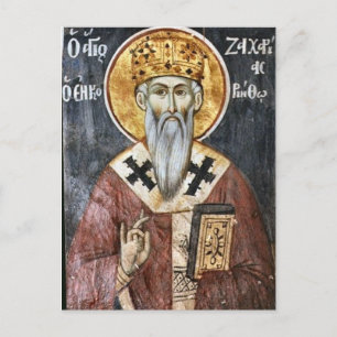 Cartão Postal Novo Mártir Zachariah de Ícone de Patras