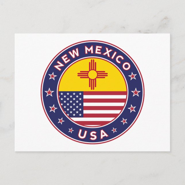 Cartão Postal Novo México (Frente)