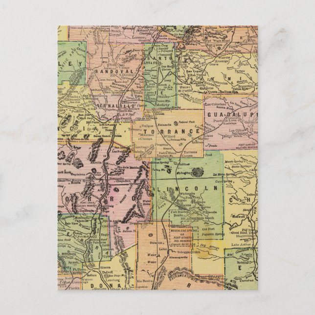 Cartão Postal Novo México (Frente)