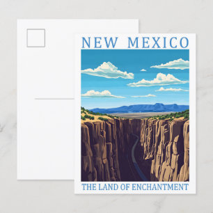 Cartão Postal Novo México a Viagem da Terra do Encantamento dos 