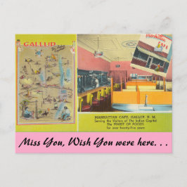 Cartão Postal Novo México, Café Manhattan, Gallup