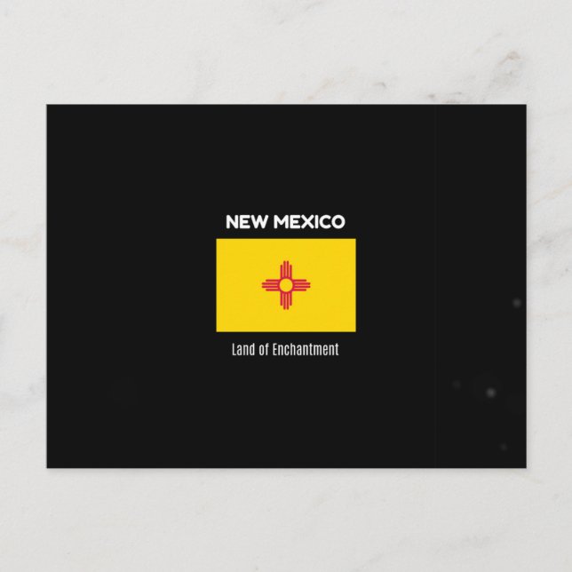 Cartão Postal Novo México - Cartão-postal da Terra de Encantamen (Frente)