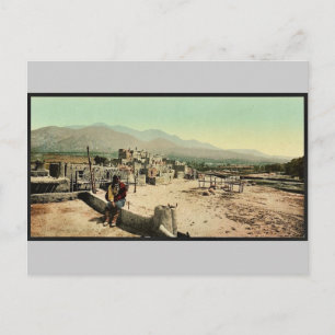 Cartão Postal Novo México. Pueblo de Taos - Fotografia clássic