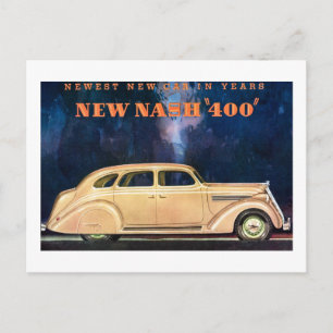 Cartão Postal Novo Nash 400 - Novo carro novo mais novo em anos