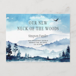 Cartão Postal Novo Pescoço da Floresta em Movimento Anúncio