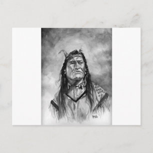 Cartão Postal Novo tórax,Piegan indiano