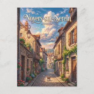 Cartão Postal Noyers-sur-Serein Beco França