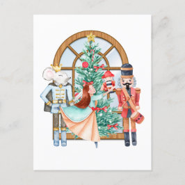 Cartão Postal Nozes de Natal Ballerina Mouse King