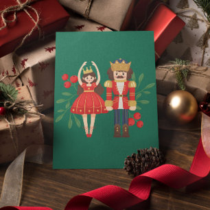 Cartão Postal Nozes Soldado Feliz Natal