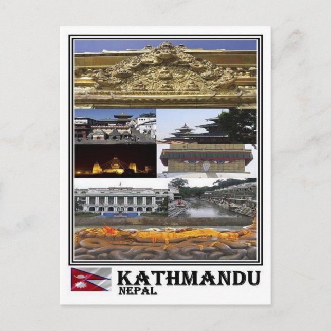 Cartão Postal NP Nepal - Katmandu - (Frente)