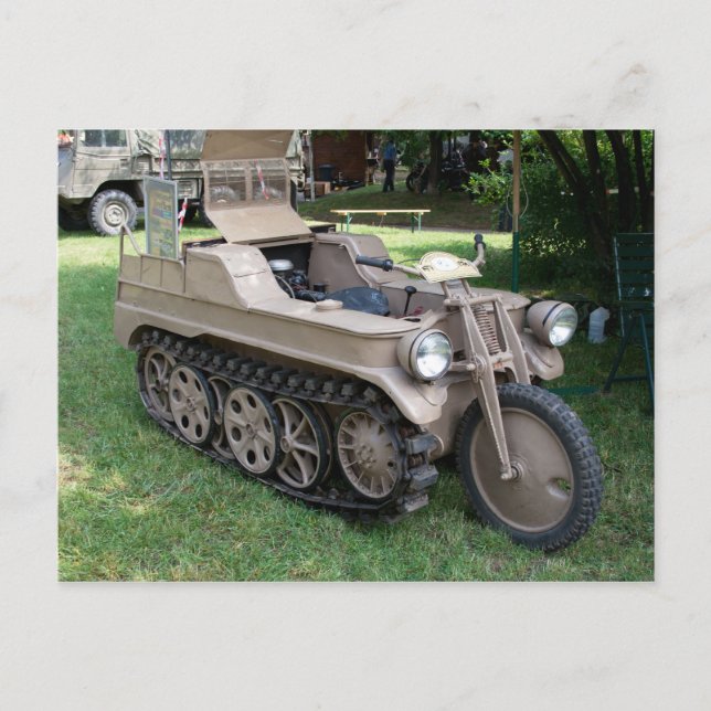 Cartão Postal NSU Kettenkrad (Frente)