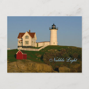 Cartão Postal Nubble Light, York, Maine Postcard