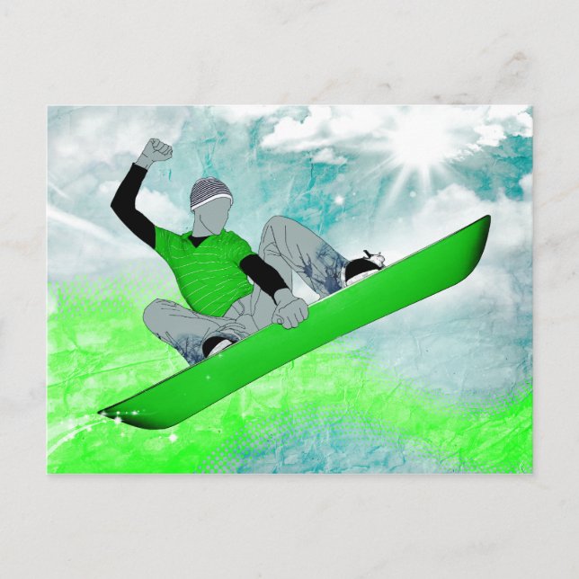 Cartão Postal Núcleo de neve 1. (Frente)