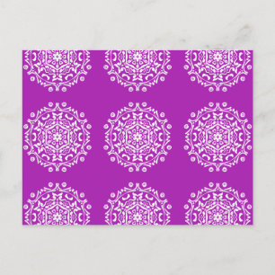 Cartão Postal Nudibranch Mandala