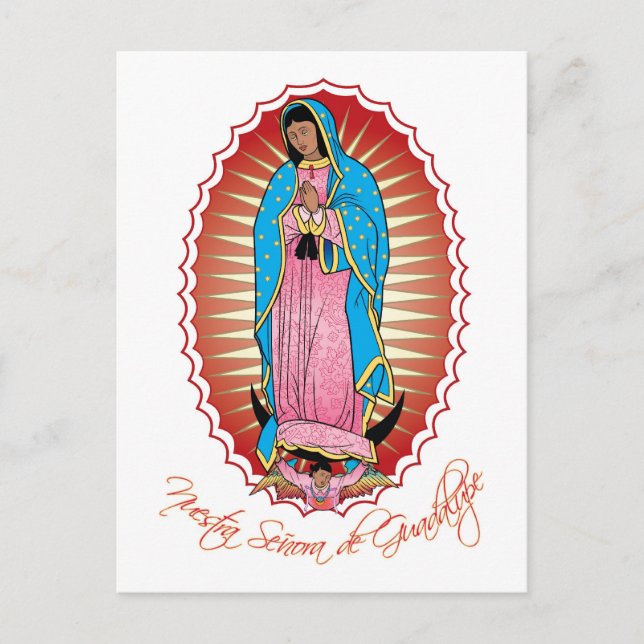 Cartão postal Nuestra Señora de Guadalupe (Frente)