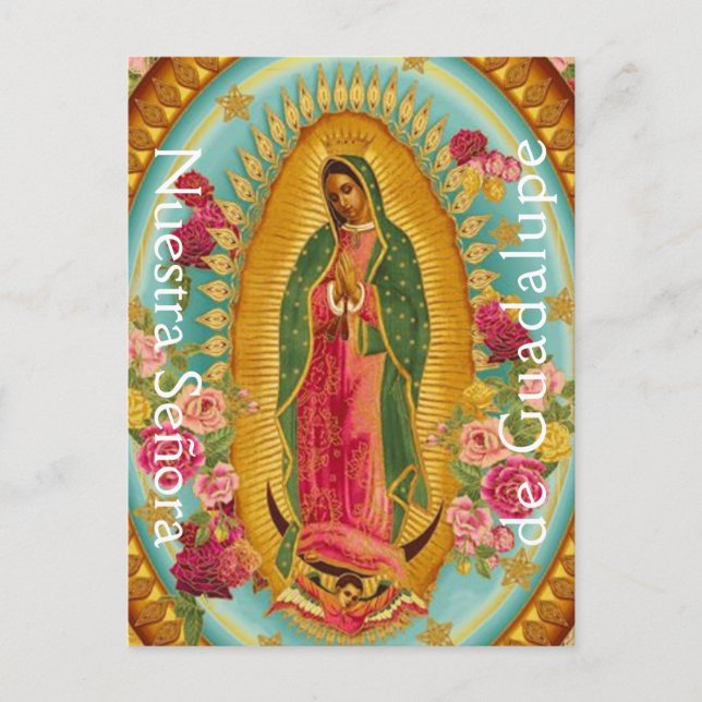 Cartão postal Nuestra Señora de Guadalupe (Frente)