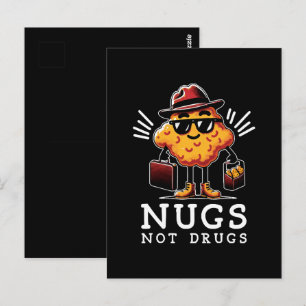 Cartão Postal Nuggets Crocantes Não Drogas