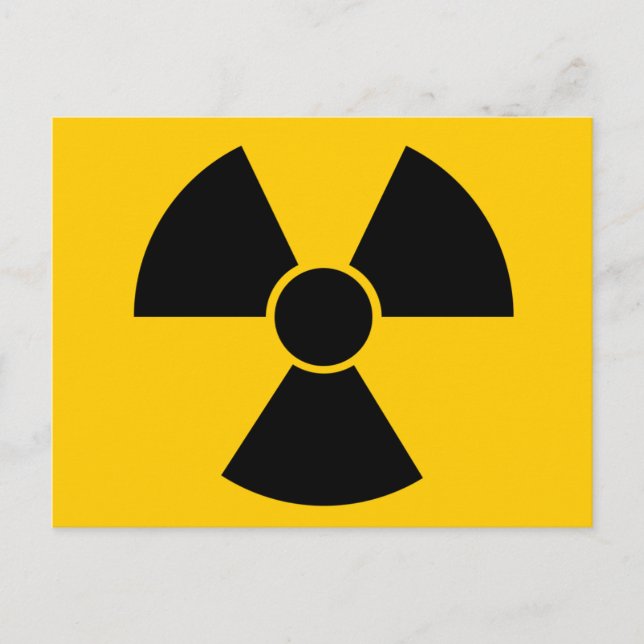 Cartão Postal Nuke Preto (Frente)