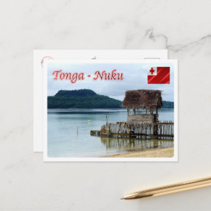 Cartão Postal Nuku Island - Vava'u Beach - Tonga -