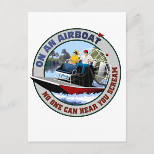 Cartão Postal Num Avião Ninguém Pode Ouvir Gritar