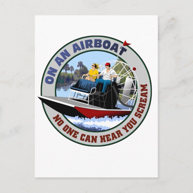 Cartão Postal Num Avião Ninguém Pode Ouvir Gritar (Frente)