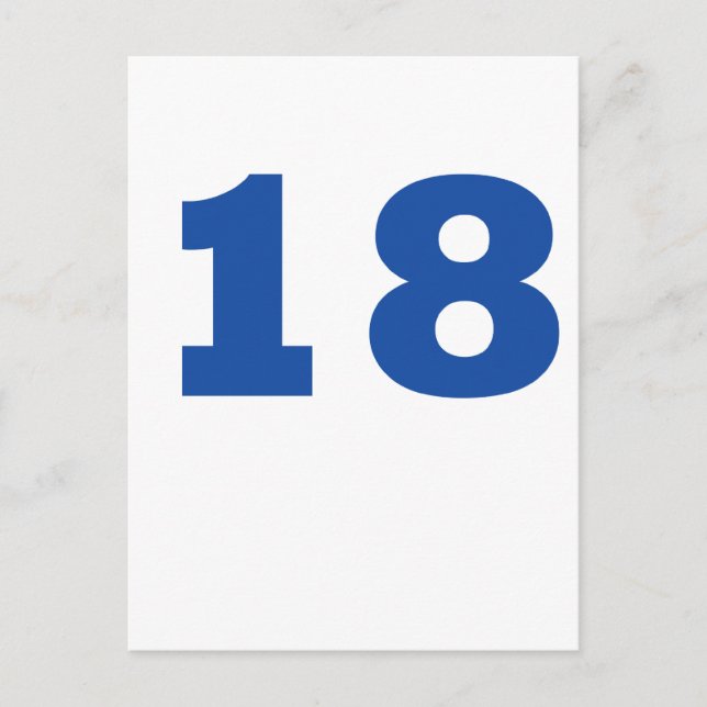 Cartão Postal Número 18! (Frente)
