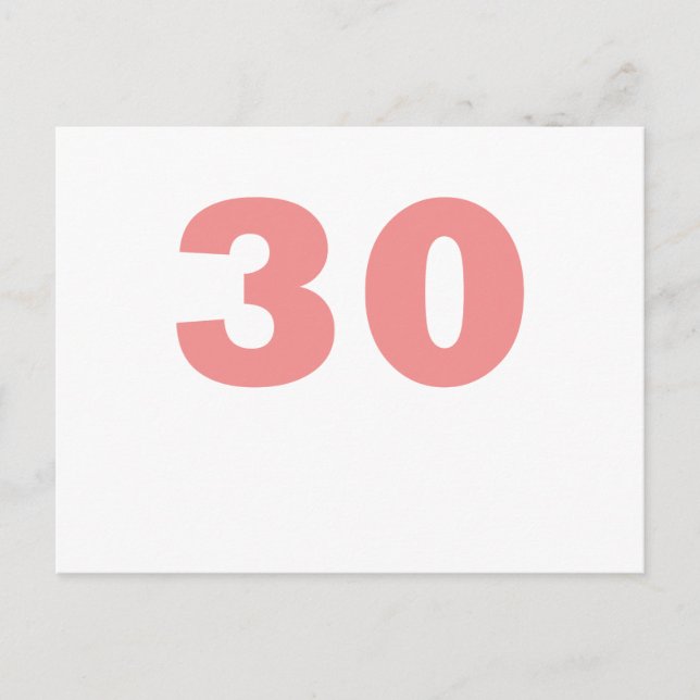 Cartão Postal Número 30! (Frente)