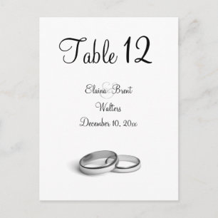 Cartão Postal Número da Mesa da Eternidade