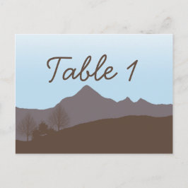 Cartão Postal Número da Tabela de Cores d'Água da Montanha Russa