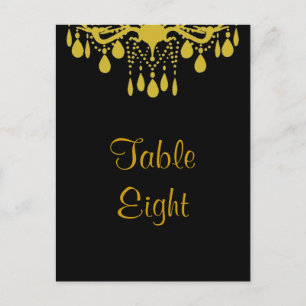 Cartão Postal Número da Tabela Grand Ballroom