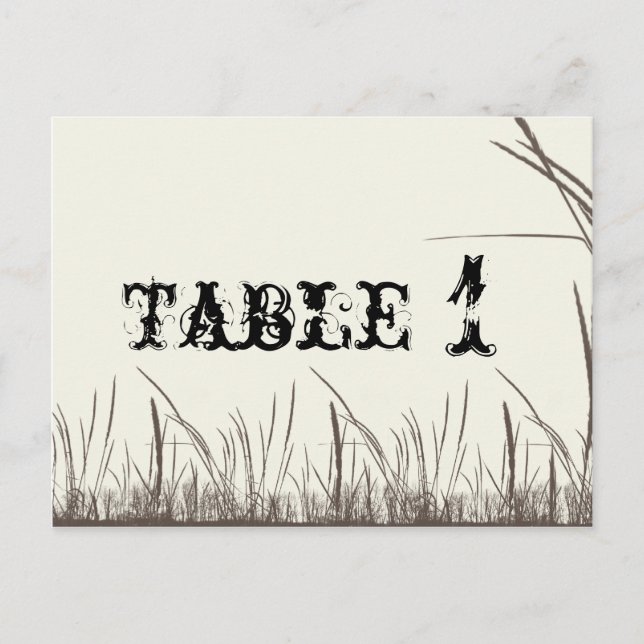 Cartão Postal Número de Tabela Russo de Terras Inglesas (Frente)